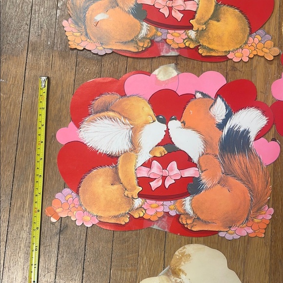 Vintage Animal and Child Valentine decorations - Picture 10 of 17